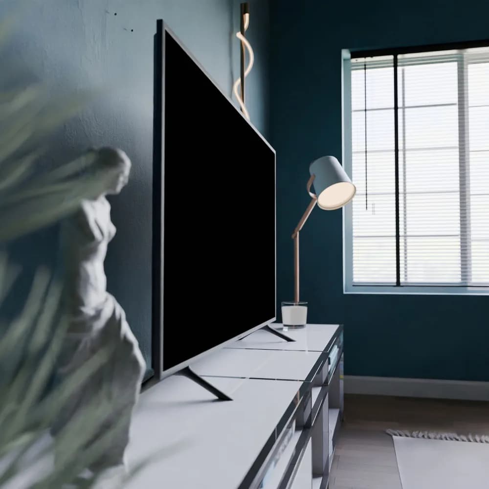 Smart TV Hisense A6 43" 4K UHD Google TV - en el ambiente